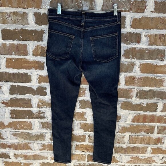 Veronica Beard Blue Jeans Crop Carolyn Baby Boot High Rise‎ Women's Size 25 - Picture 4 of 15